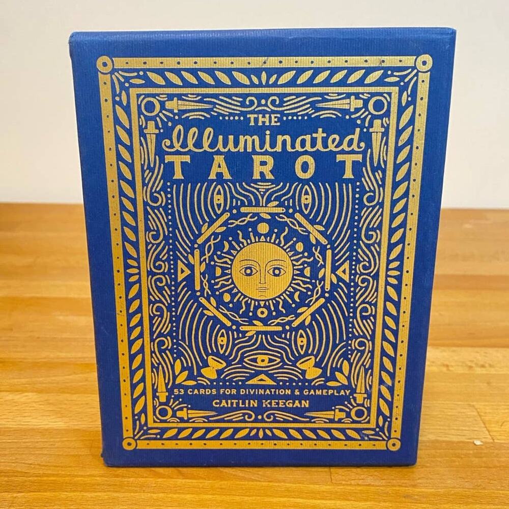 The Illuminated Tarot Card Set By Caitlin Kegan  53 Divination Cards Book Set